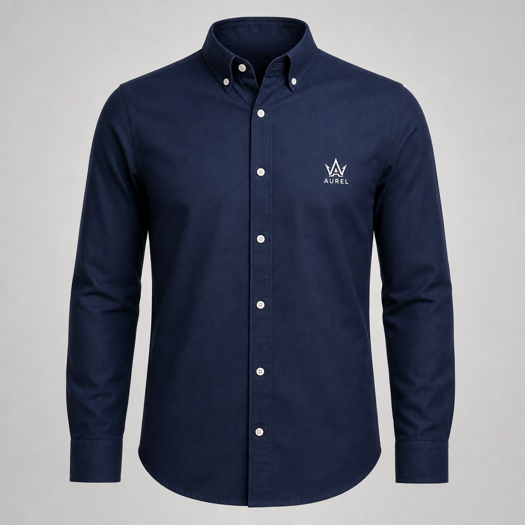 AUREL Oxford Button Down — Navy