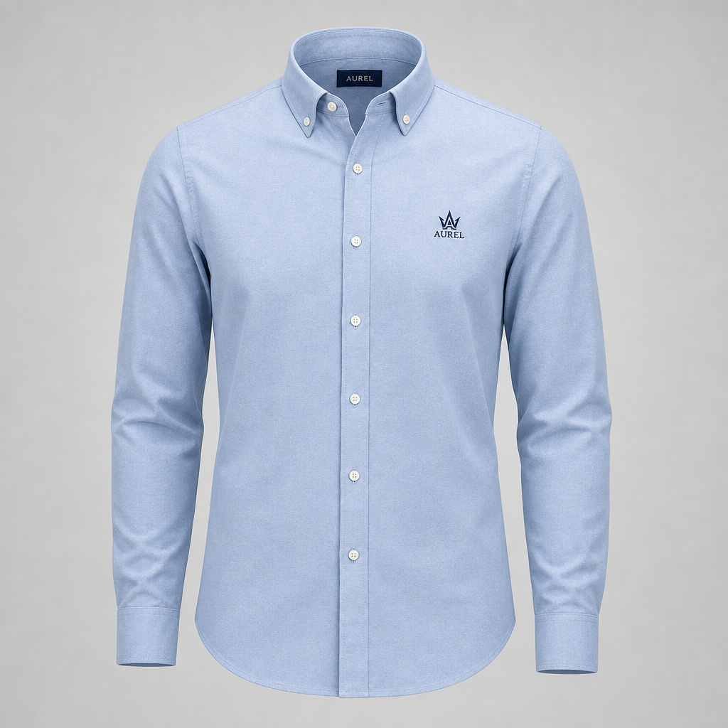 AUREL Oxford Button Down — Sky Blue