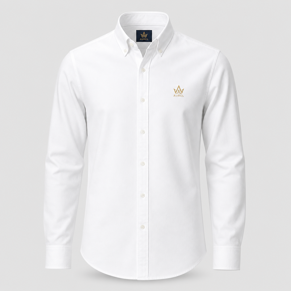 AUREL Oxford Button Down — White